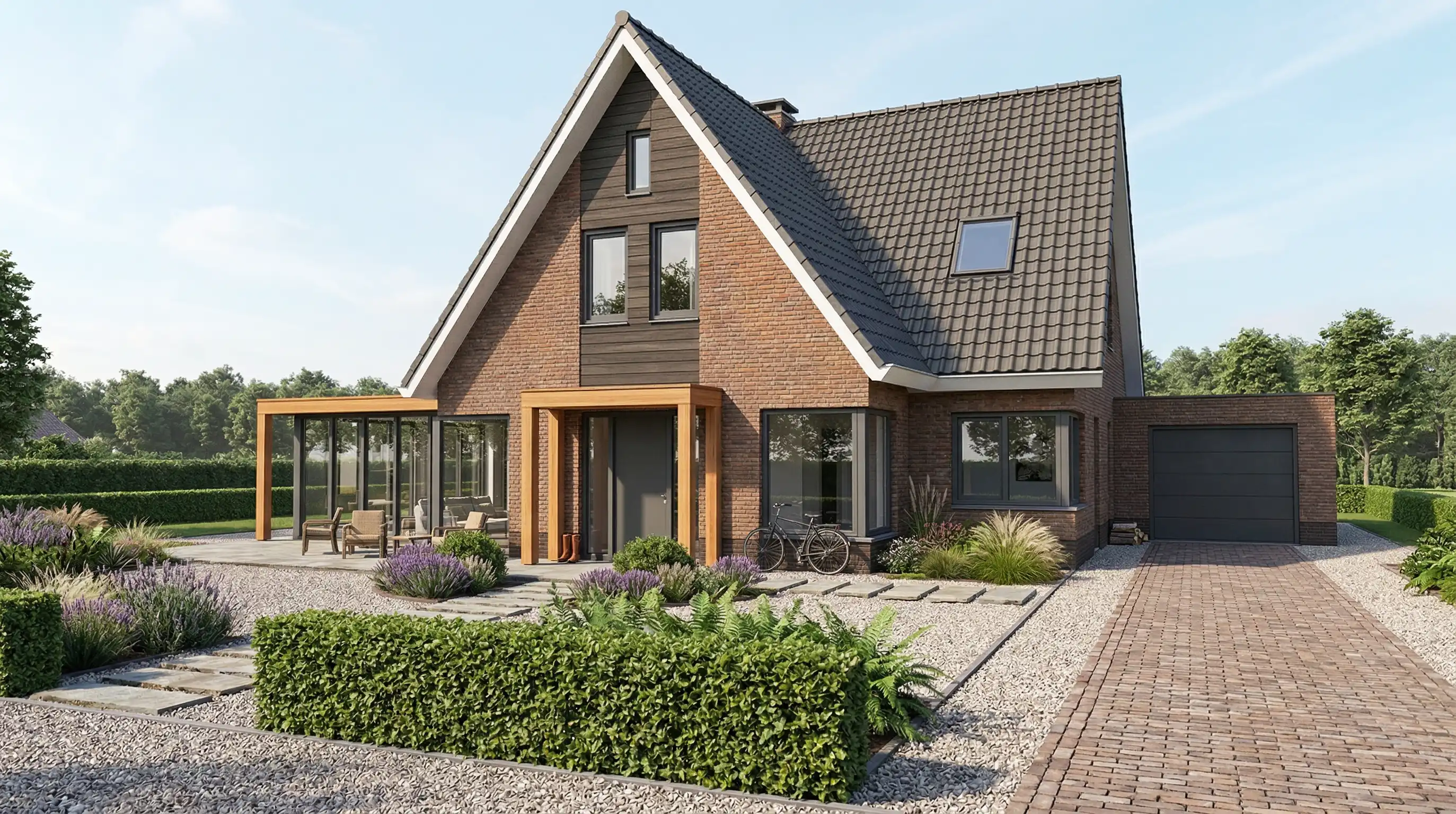 Architectuurvisualisatie gegenereerd door Sherpa